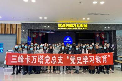 浩氣長存，英雄不朽 ——三峰卡萬塔黨總支組織觀看《長津湖之水門橋》